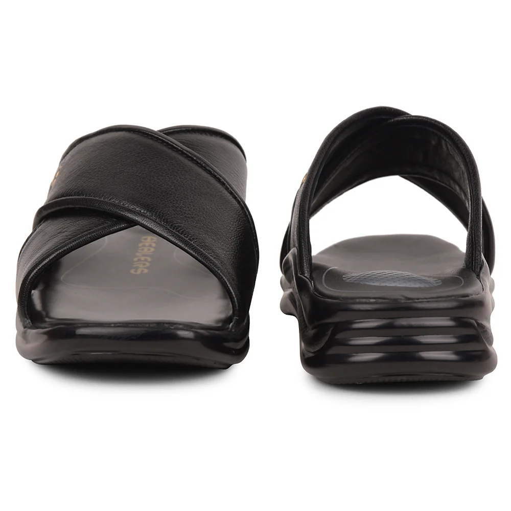 Healers Black Casual Slipper For Men 2013-121 By Liberty - Image 6