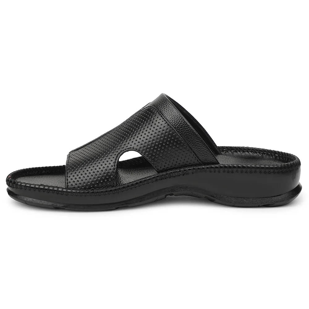 Healers Black Casual Slipper For Men CSS-24 By Liberty - Image 3