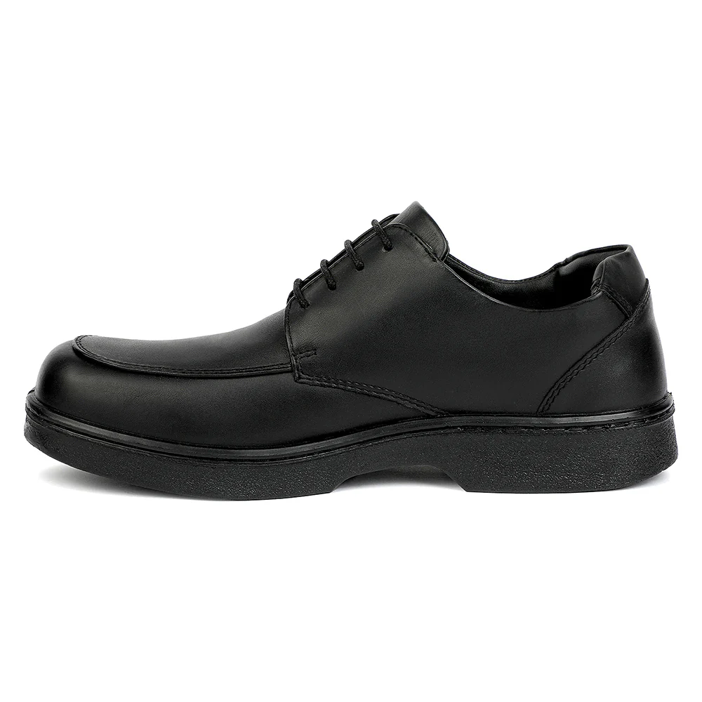 Healers Black Formal Lacing Derby Shoes for Men 204601AN by Liberty - Image 3