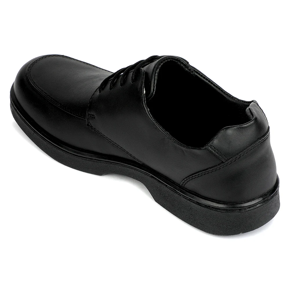 Healers Black Formal Lacing Derby Shoes for Men 204601AN by Liberty - Image 4
