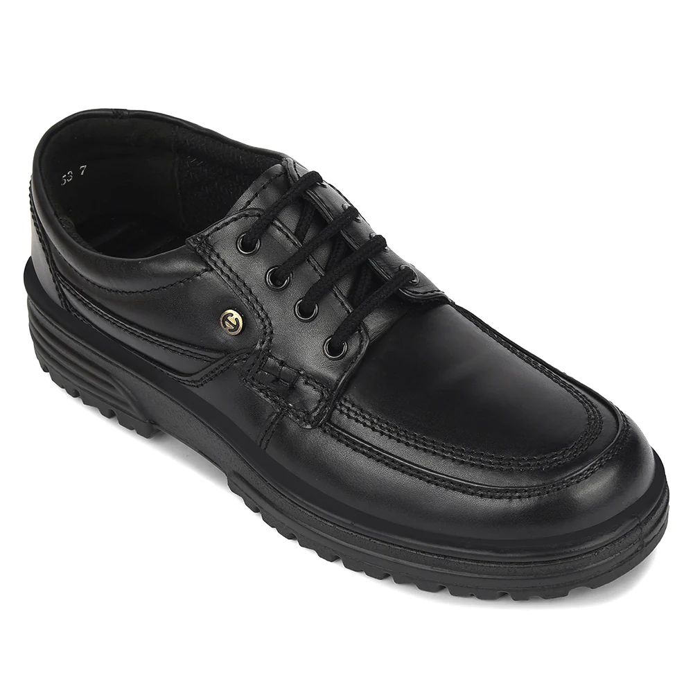 Healers Black Formal Lacing Derby Shoes For Men 719053AN By Liberty