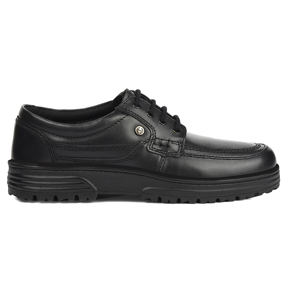 Healers Black Formal Lacing Derby Shoes For Men 719053AN By Liberty - Image 2