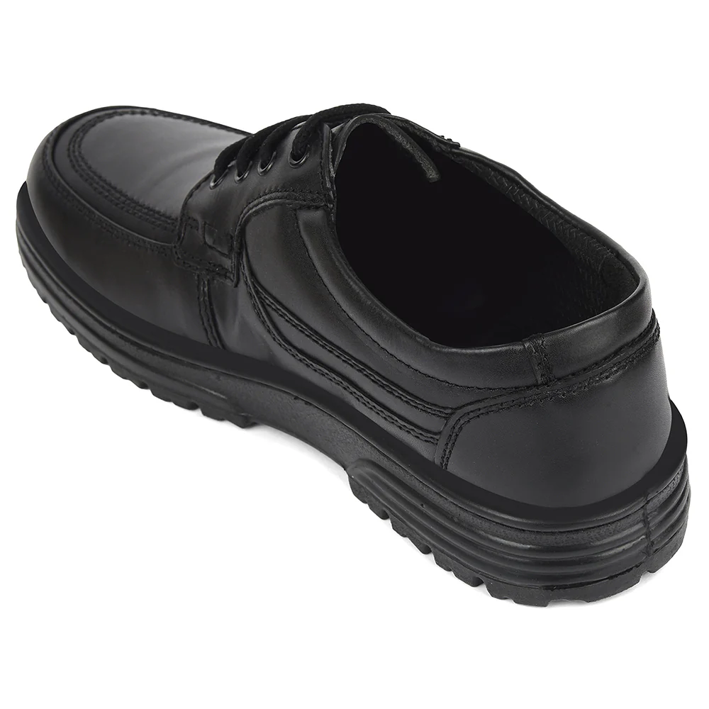 Healers Black Formal Lacing Derby Shoes For Men 719053AN By Liberty - Image 5