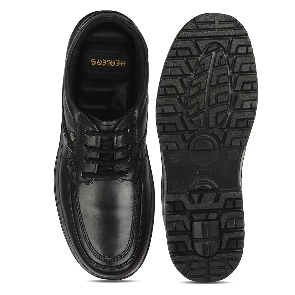Healers Black Formal Lacing Derby Shoes For Men 719053AN By Liberty - Image 7