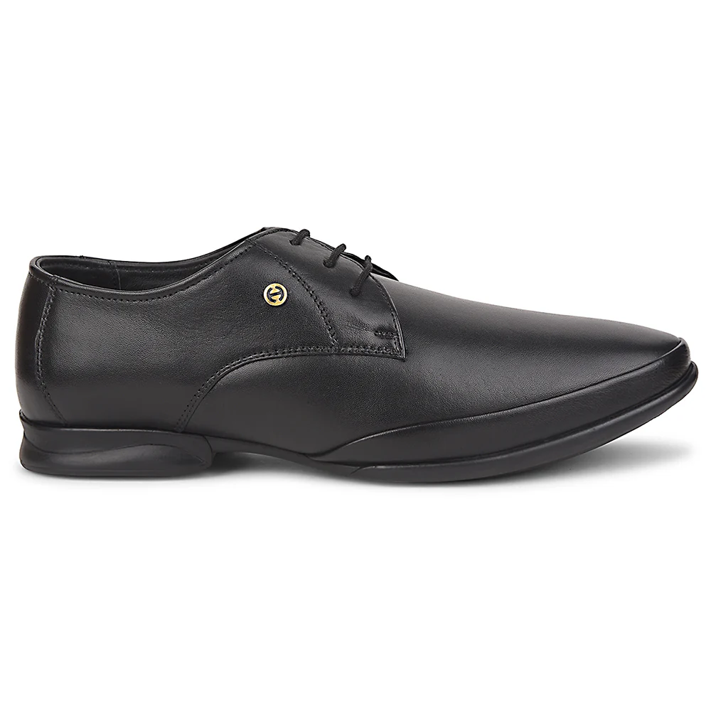Healers Black Formal Lacing Derby Shoes For Men J757-02 By Liberty - Image 2