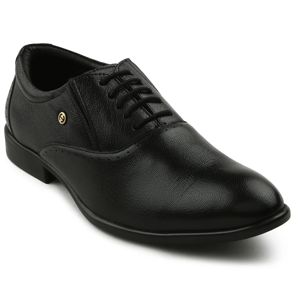 Healers Black Formal Lacing Oxford Shoes For Men U993-18 By Liberty
