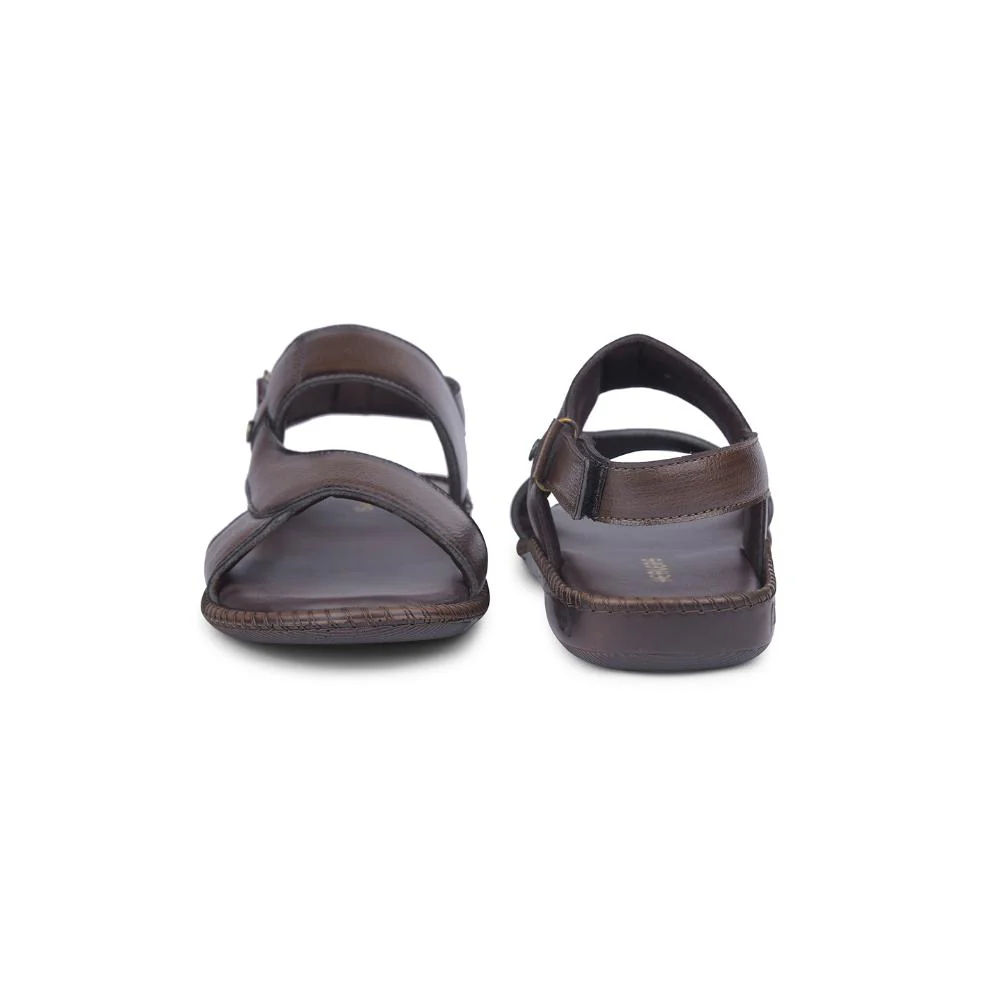 Healers Brown Casual Sandal For Men VCL-103 By Liberty - Image 5