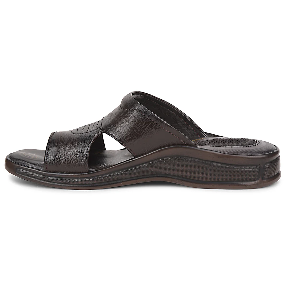 Healers Brown Casual Slipper For Men 2050-616 By Liberty - Image 3