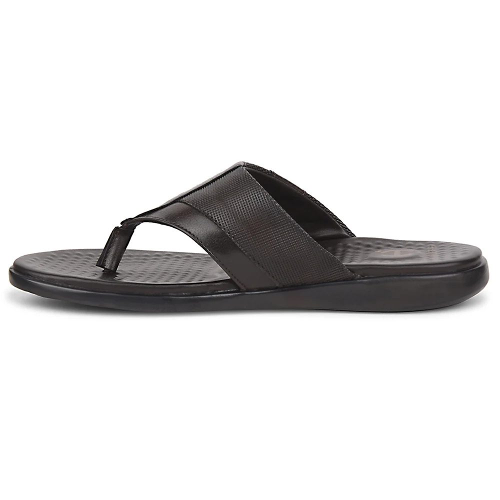 Healers Brown Casual Slipper For Men SOFTER-2 By Liberty - Image 3