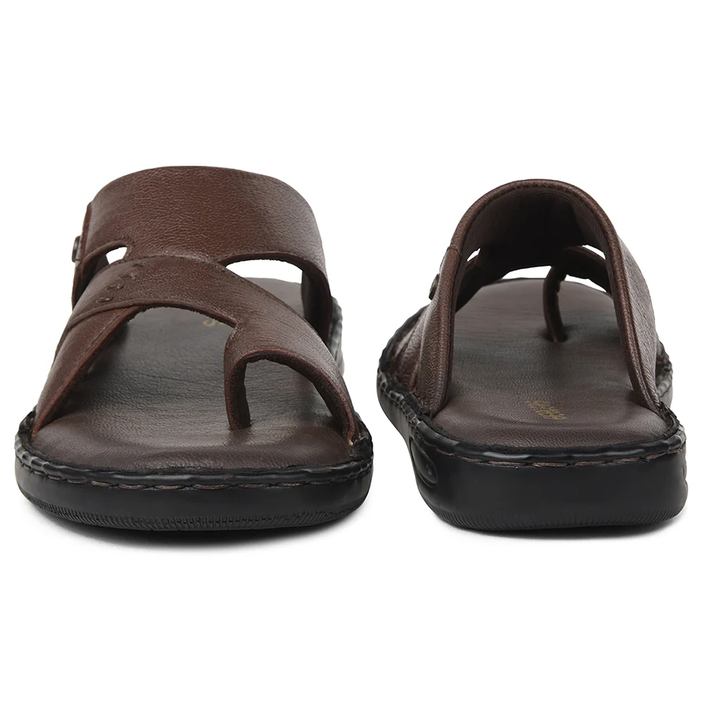 Healers Brown Casual Slipper For Mens AOL-10 By Liberty - Image 6