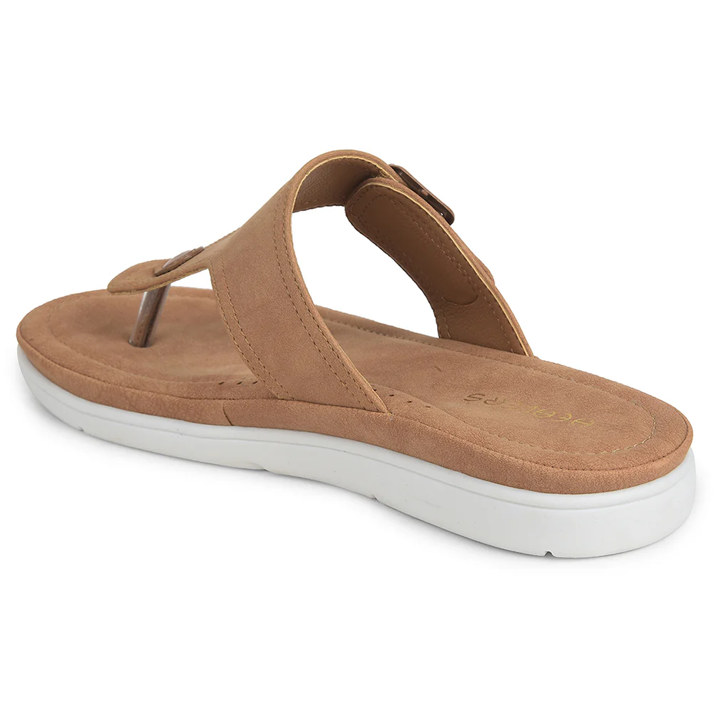Healers Brown Casual Slipper For Women JFL-35 By Liberty - Image 5