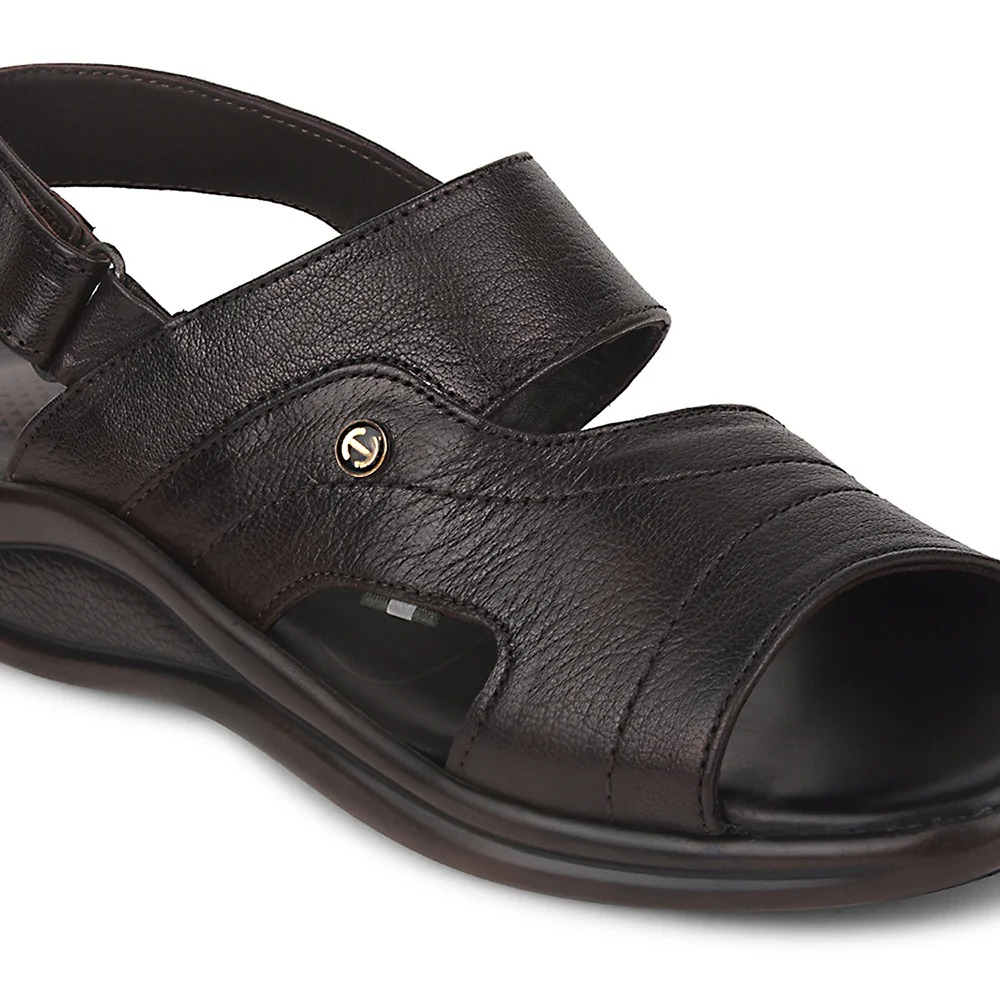 Healers Brown Formal Sandal For Men 2013-123 By Liberty - Image 5