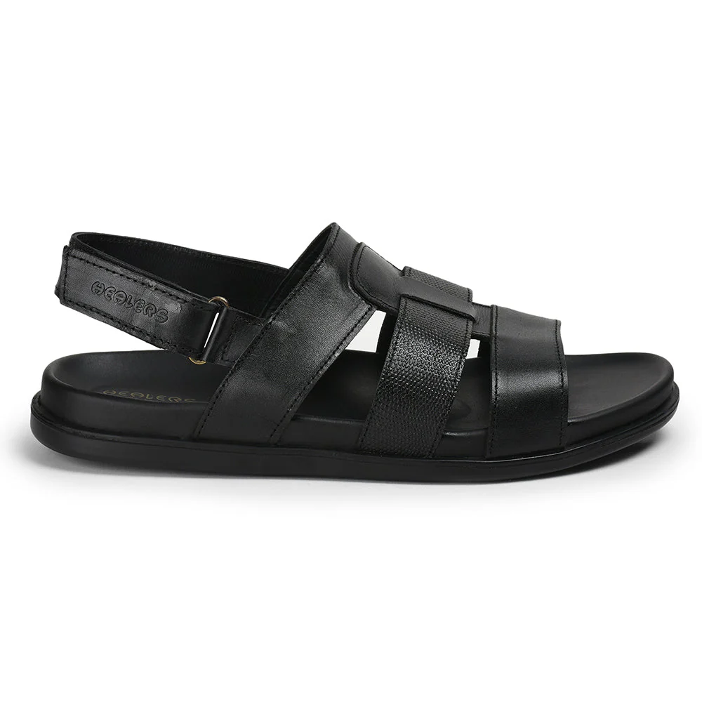 Healers By Liberty Men SOFT-4 Black Formal Sandal - Image 2