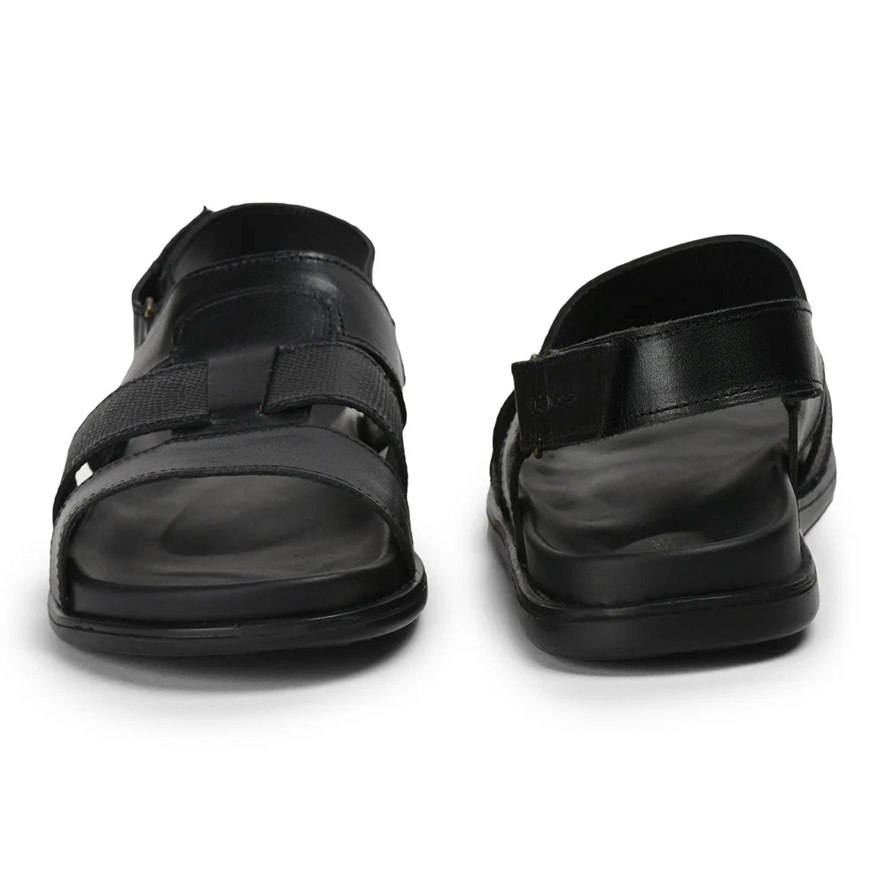 Healers By Liberty Men SOFT-4 Black Formal Sandal - Image 5