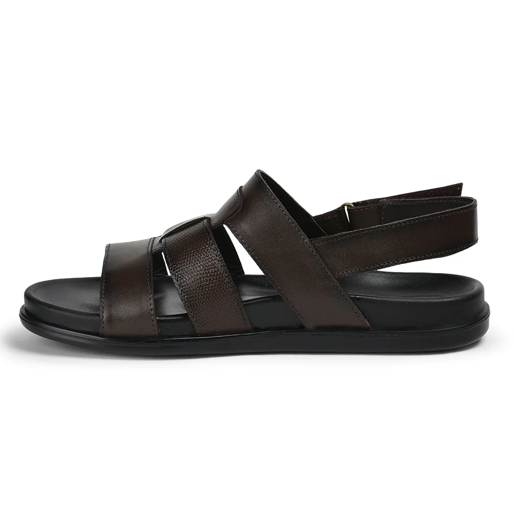 Healers By Liberty Men SOFT-4 Brown Formal Sandal - Image 3