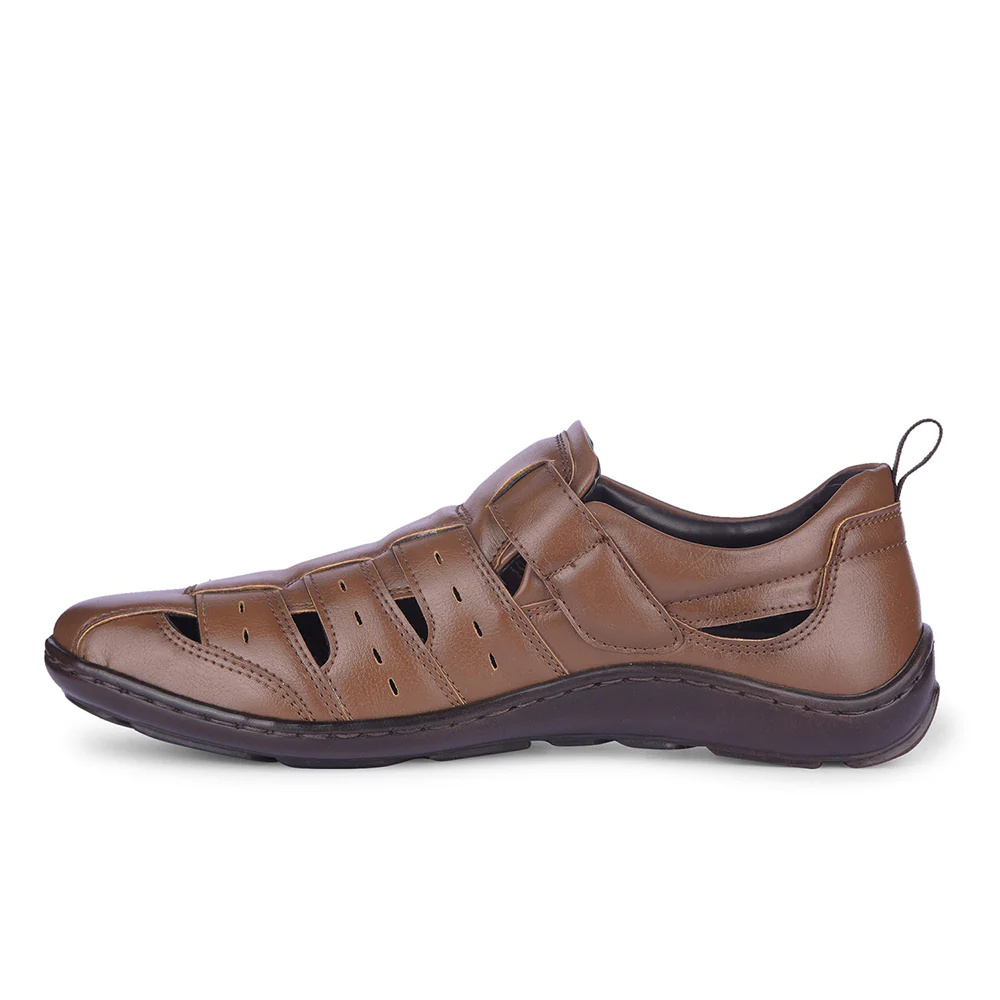 Healers By Liberty Mens LB130-500E Tan Casual Sandal - Image 3