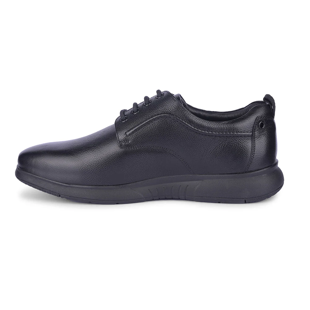 Healers By Liberty Mens OSL-42 Black Formal Lacing Shoes - Image 3