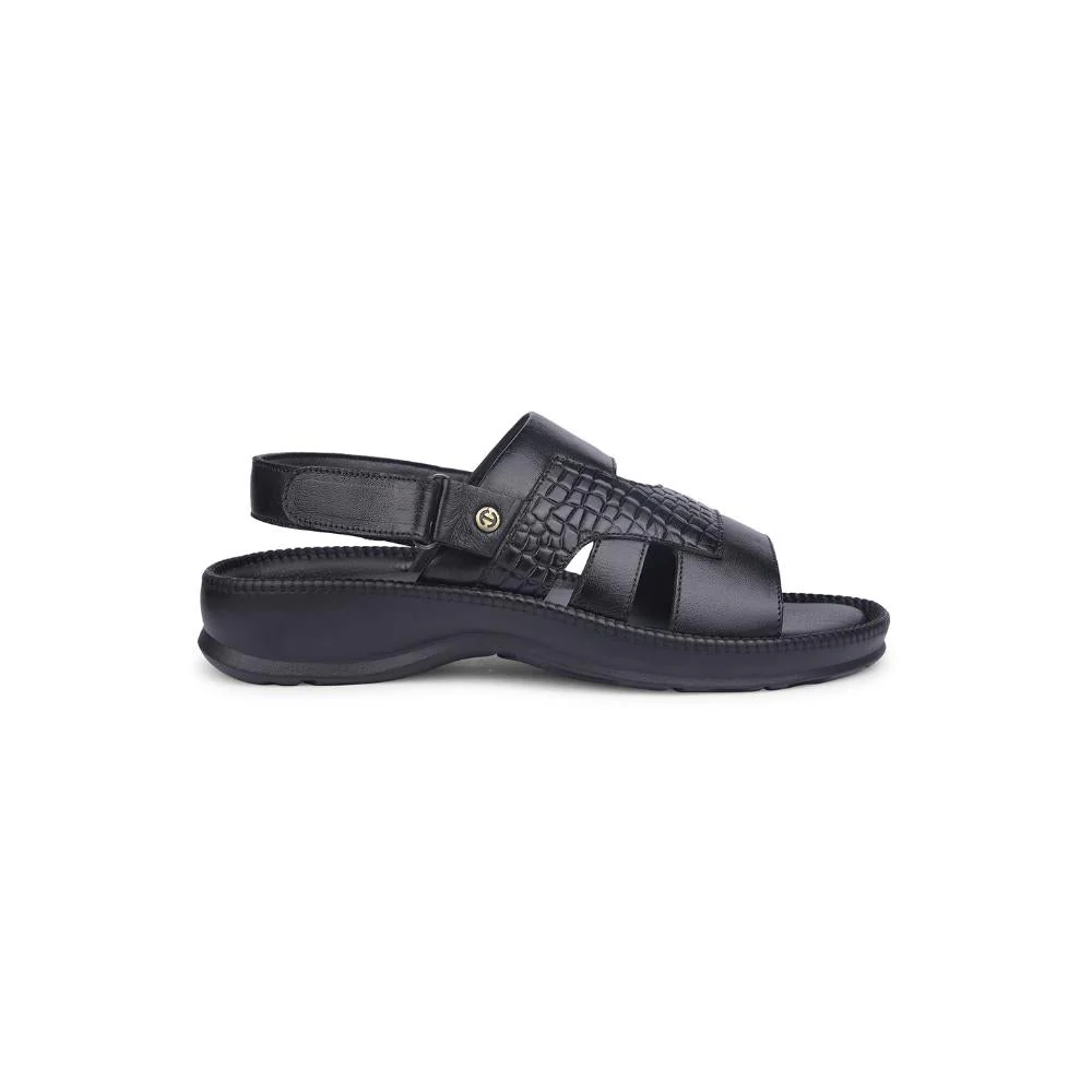 Healers By Liberty Mens OSL-60 Black Formal Sandal - Image 2
