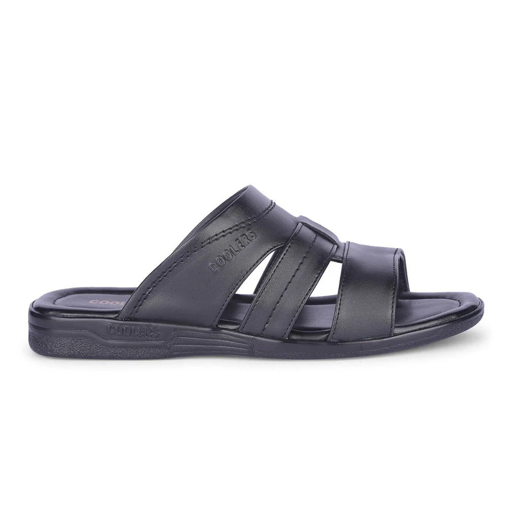 Healers By Liberty Mens ZUNAIRIO-E Black Casual Slippers - Image 2