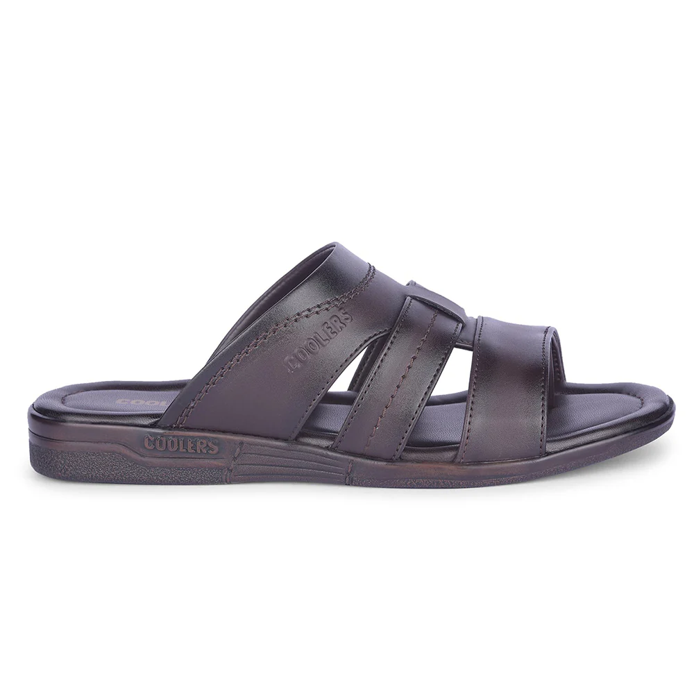 Healers By Liberty Mens ZUNAIRIO-E Brown Casual Slippers - Image 2