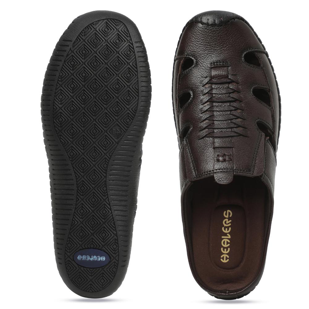 Healers By Liberty OSL-57 Casual Sandal For Mens (Cherry) - Image 4