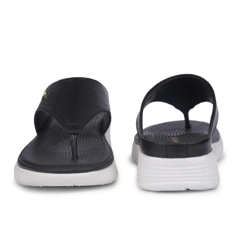 Healers Casual Black Slipper For Women DINZY-2E By Liberty - Image 4