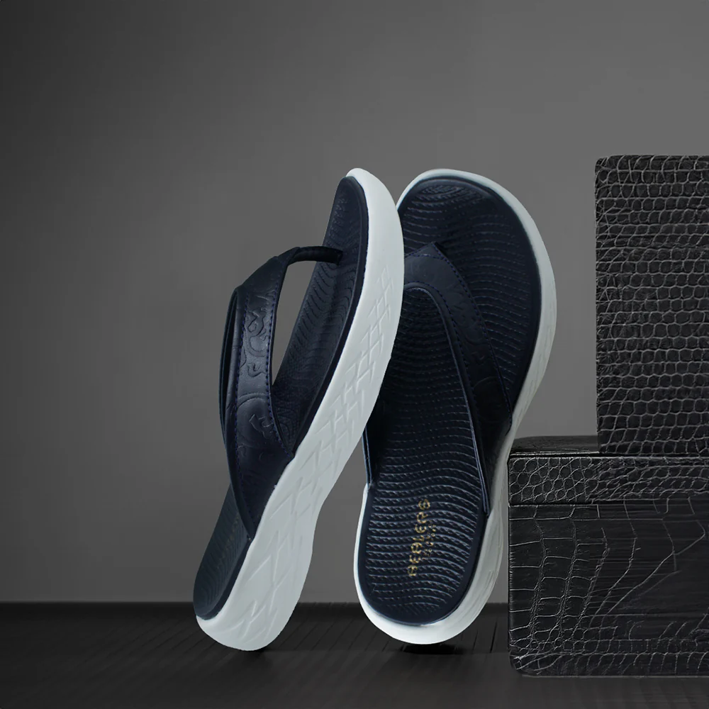 Healers Casual Navy Blue Slipper For Women SOFIA-1E By Liberty - Image 3