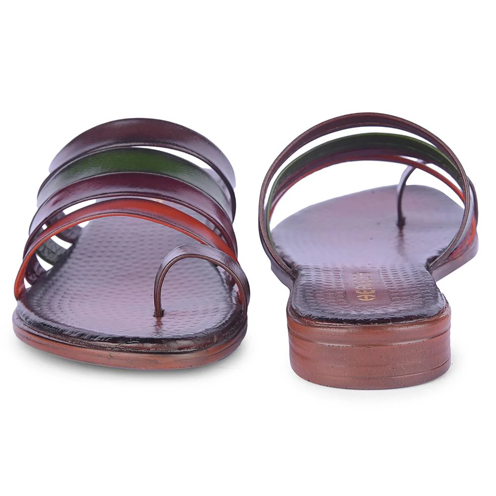 Healers By Liberty Women TLO-52 Brown Fashion Thong - Image 5