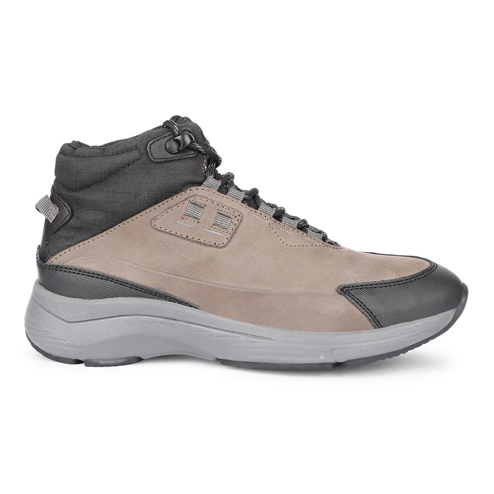 Healers Casual Grey Lacing Shoes For Men A576-01 By Liberty - Image 2