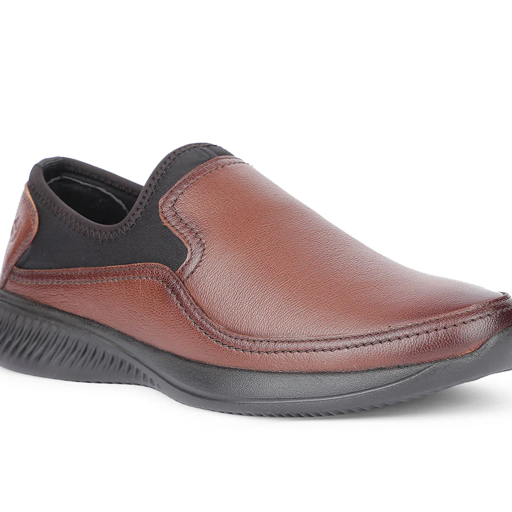 Healers Casual Tan Non Lacing For Men A576-11 By Liberty - Image 4