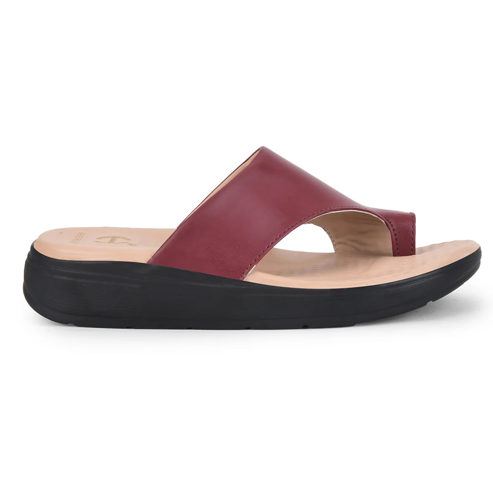 Healers Cherry Casual Toe Ring Slipper For Women ZUBIE-3E By Liberty - Image 2