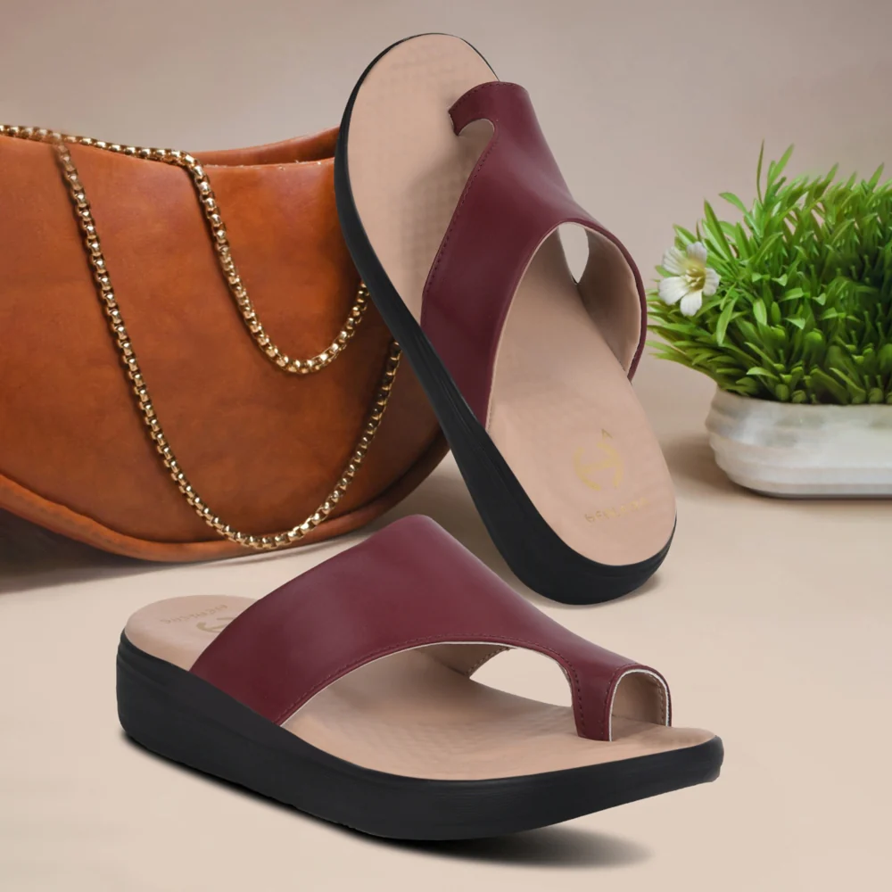 Healers Cherry Casual Toe Ring Slipper For Women ZUBIE-3E By Liberty - Image 4