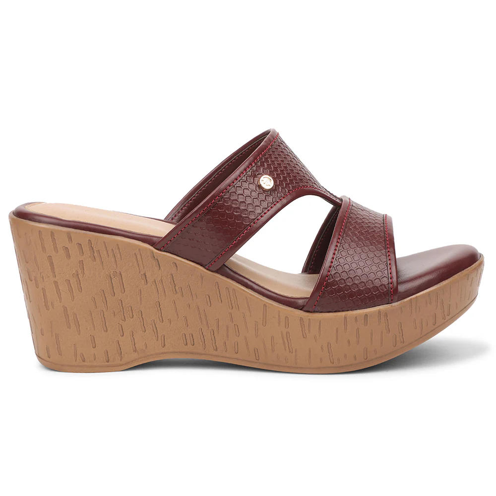 Healers Cherry Casual Wedge Heel Sandal For Women JFL-21 By Liberty - Image 2