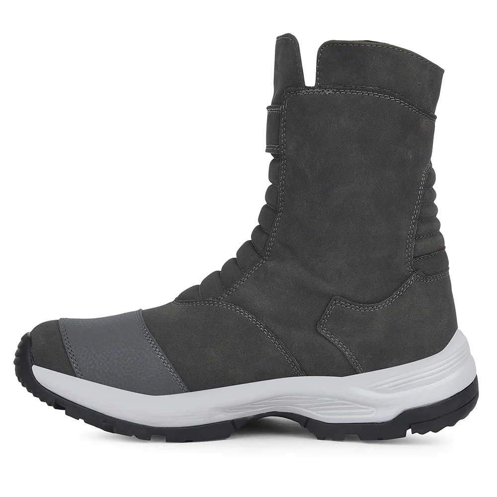 Healers Dark Grey Sports Trekking & Hiking Boot For Men PENGONGG-E By Liberty - Image 3