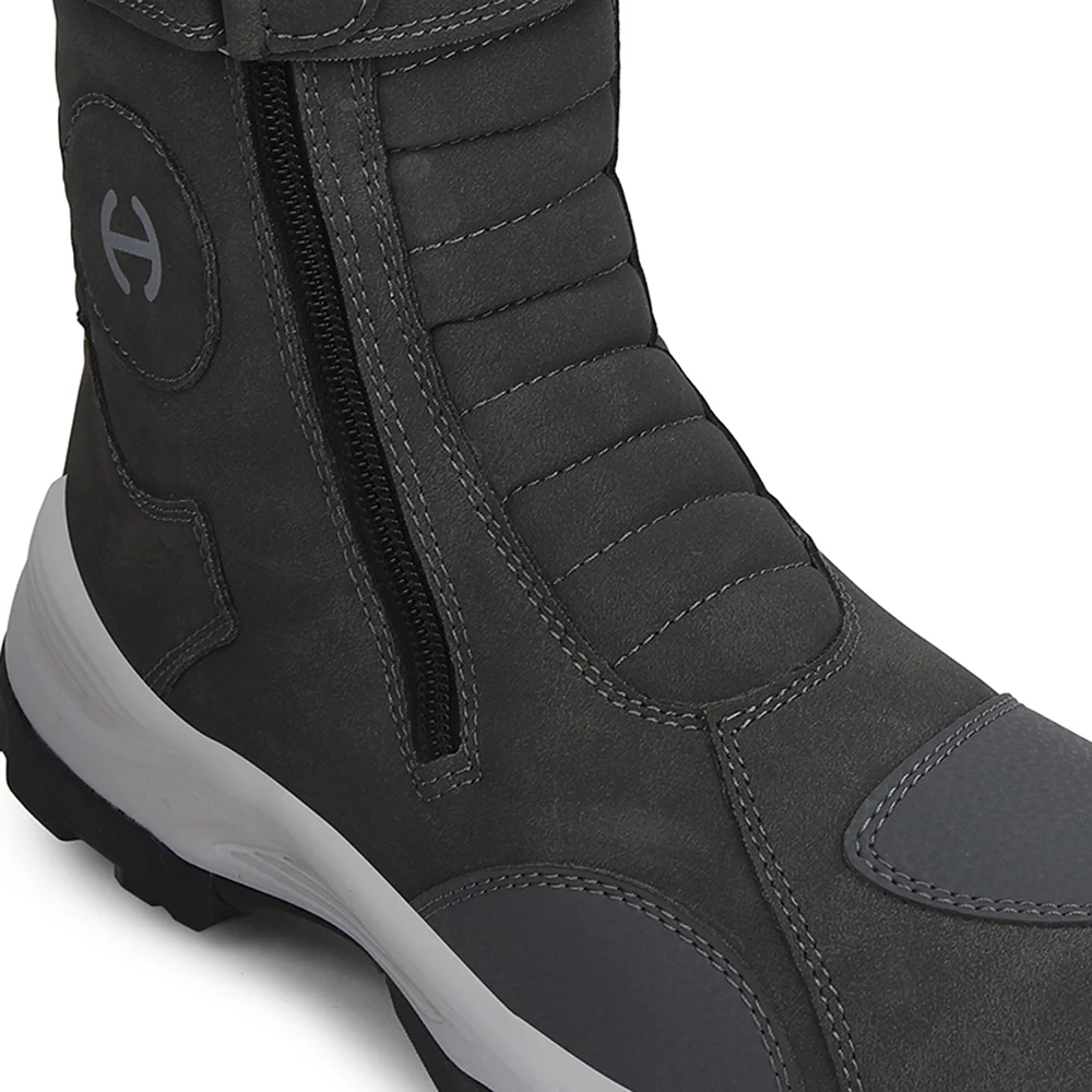 Healers Dark Grey Sports Trekking & Hiking Boot For Men PENGONGG-E By Liberty - Image 4