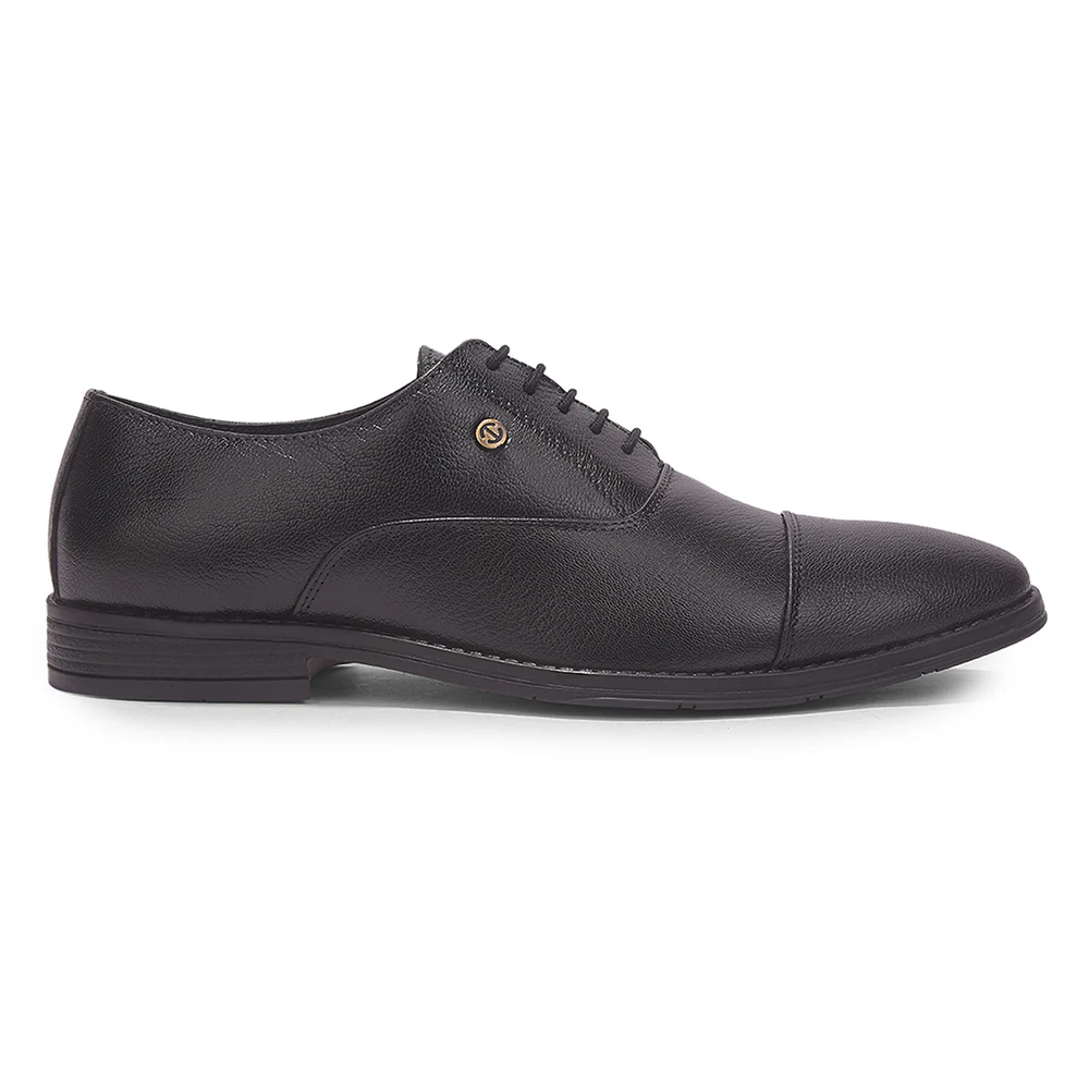 Healers Formal Black Lacing Derby Shoes For Men S201-04 By Liberty - Image 2