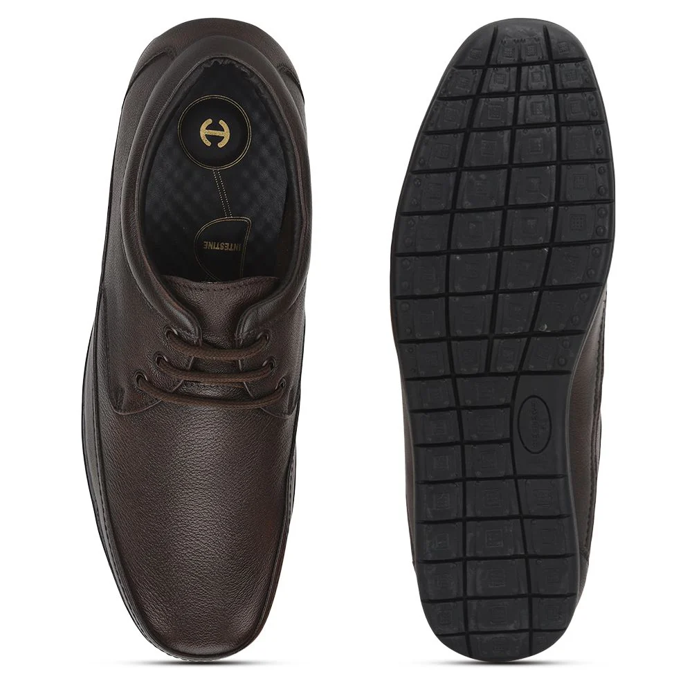 Healers Formal (D.Brown) Shoes For Men Jpl-41 By Liberty - Image 3