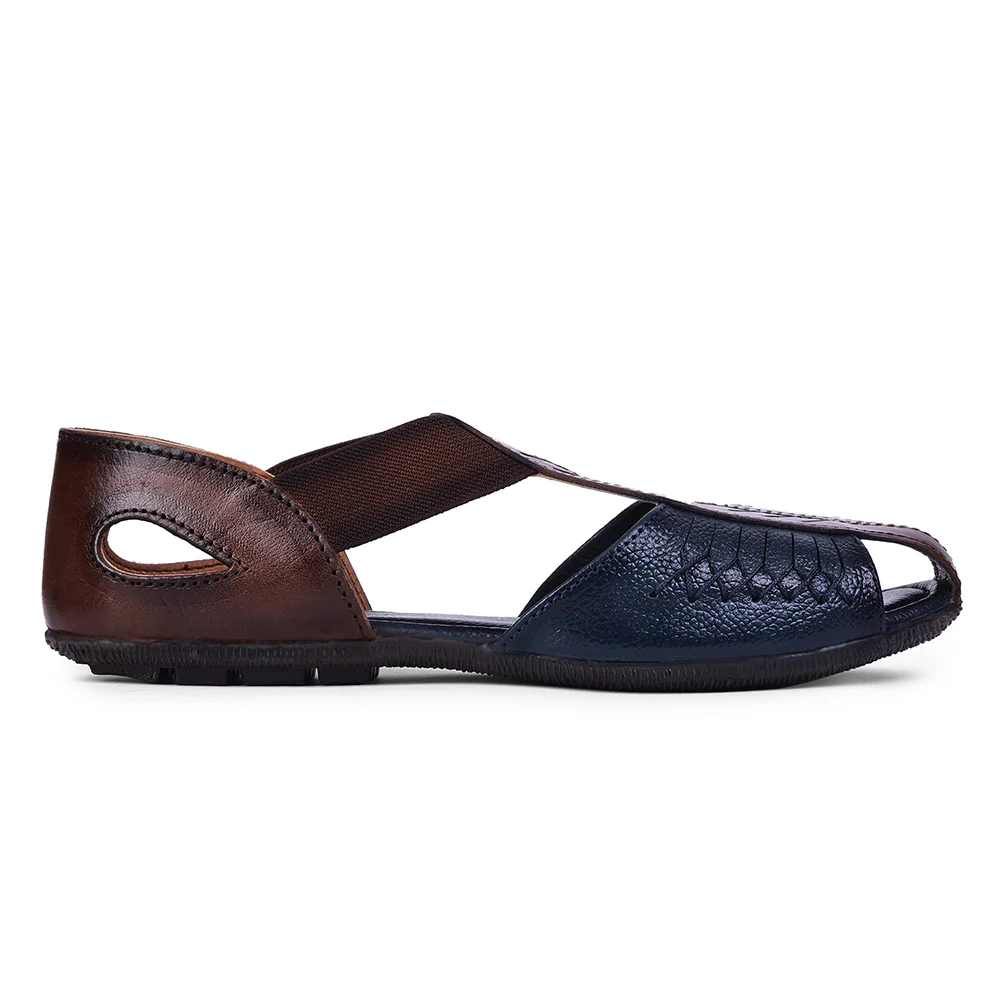 Healers Formal Navy Blue Flat Slipper For Women T840-07 By Liberty - Image 2