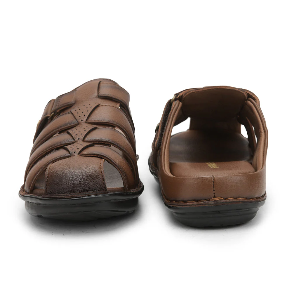 Healers Formal Sandal For Men (Tan) ER-54 By Liberty - Image 4