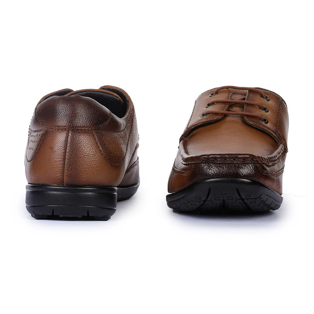 Healers Formal (Tan) Lace-Up Shoes For Men FL-1414 By Liberty - Image 7