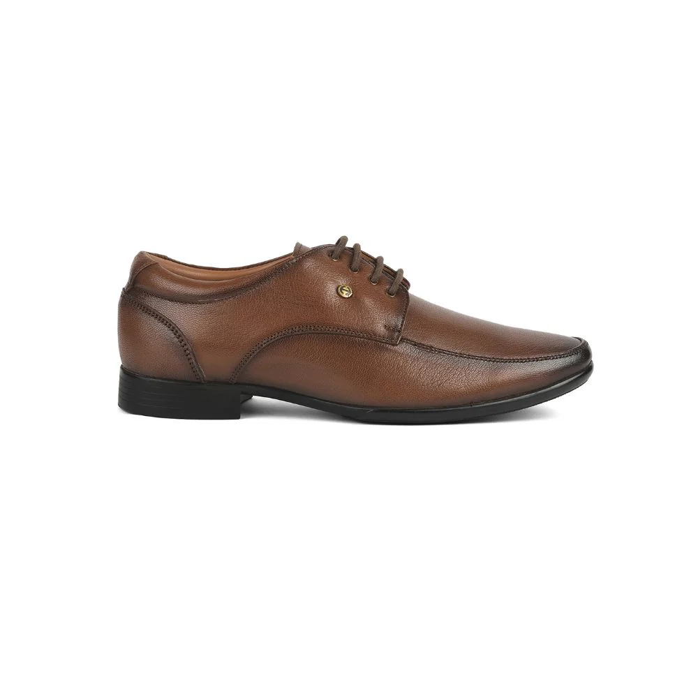 Healers Formal (Tan) Lacing Shoes For Men UVL-100 By Liberty - Image 2