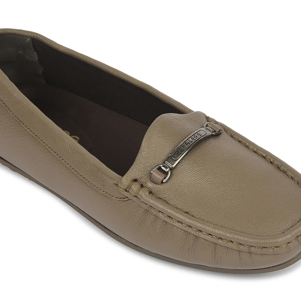 Healers Grey Casual Ballerina For Women JJL-26 By Liberty - Image 4