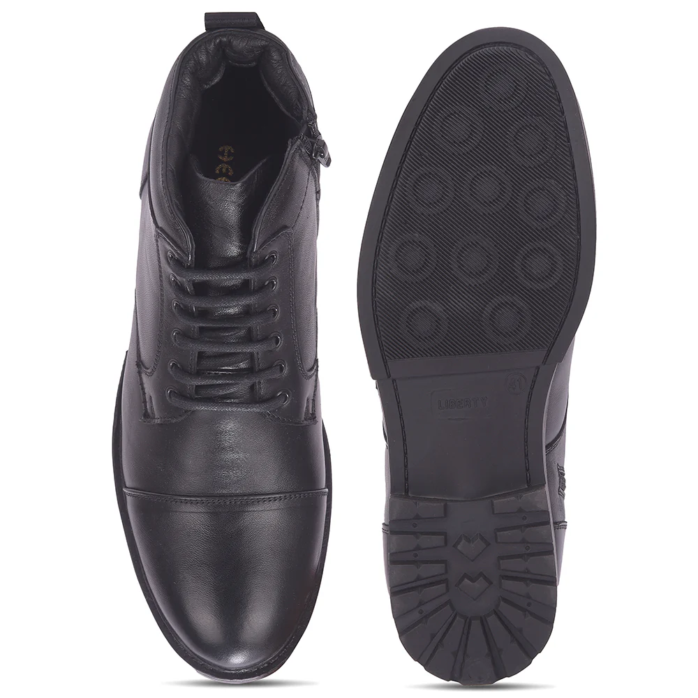 Healers HML-81E Black Casual Lacing Boot for Men by Liberty - Image 5