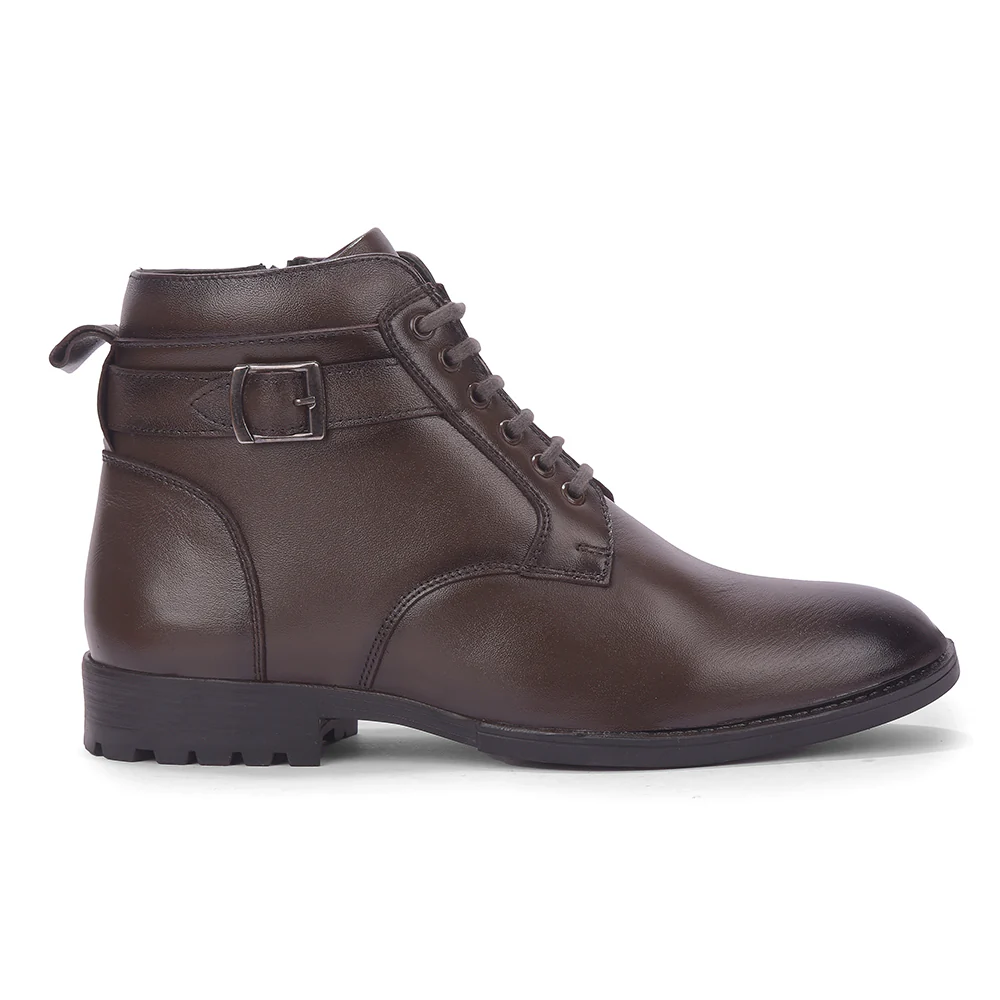 Healers HML-82E Brown Casual Lacing Boot for Men by Liberty - Image 3