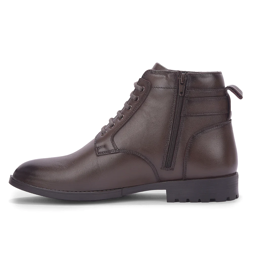 Healers HML-82E Brown Casual Lacing Boot for Men by Liberty - Image 6
