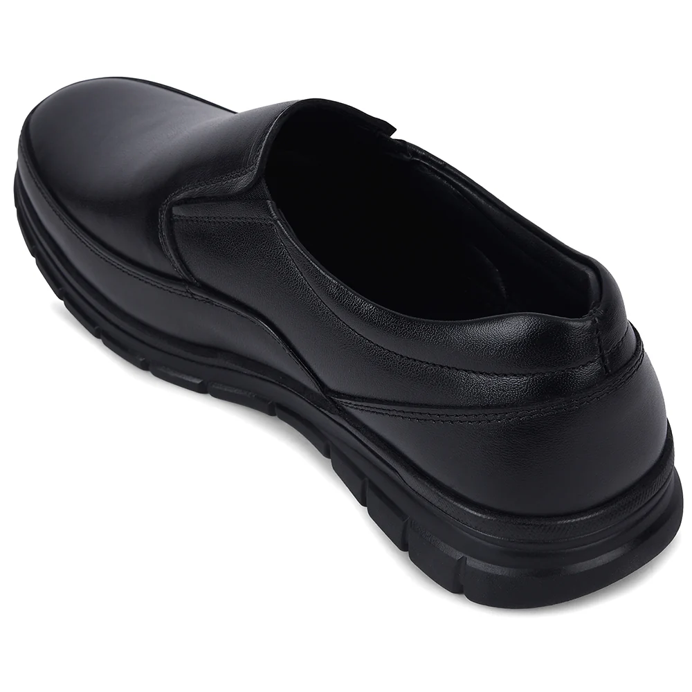 Healers HML-90E Black Formal Non Lacing Mocassin Shoes for Men - Image 5