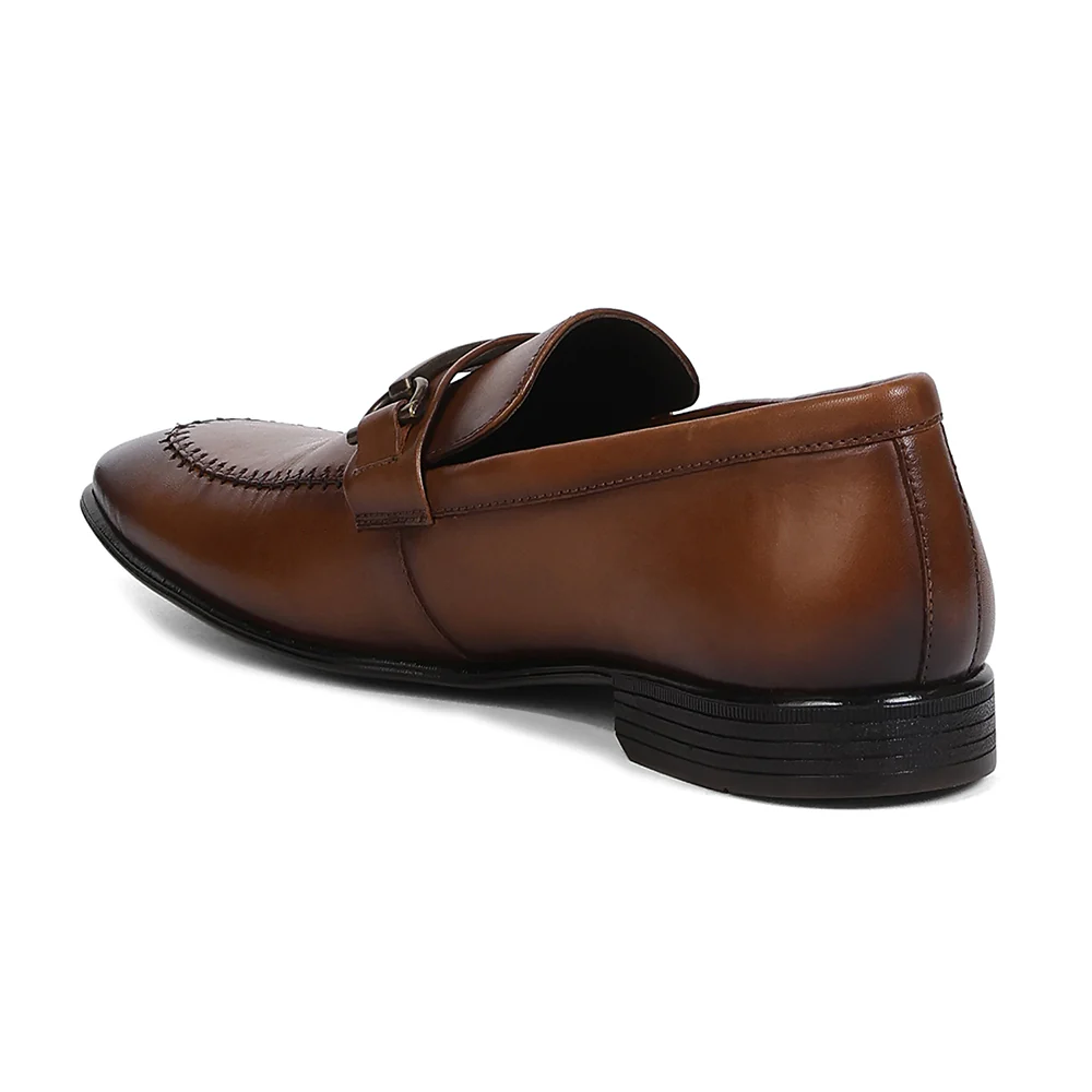 Healers LRF-7 Tan Formal Non Lacing Mocassin Shoes for Men by Liberty - Image 3