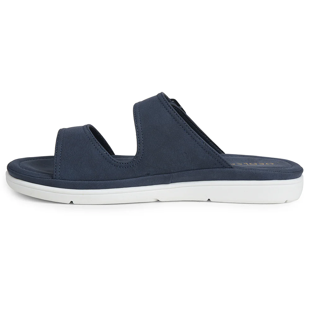 Healers Navy Blue Casual Slipper For Women JFL-34 By Liberty - Image 3