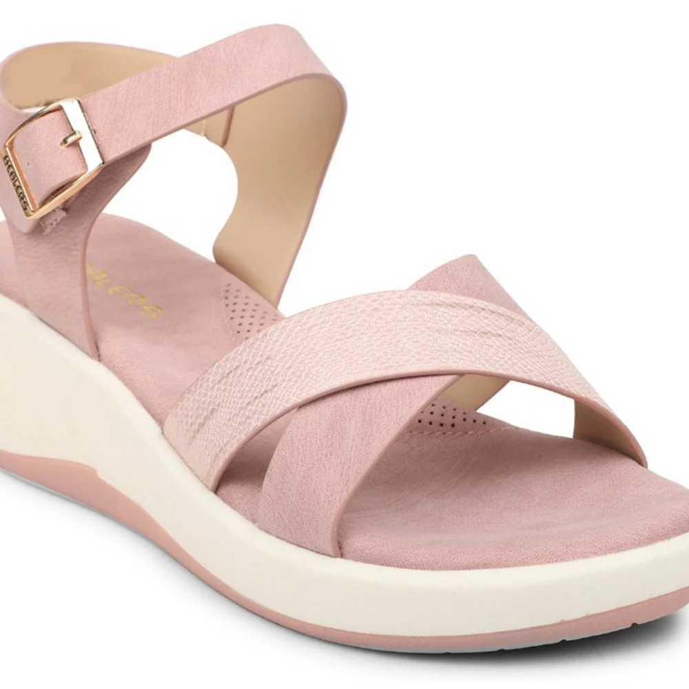 Healers Peach Casual Wedge Heel Sandal For Women SSAL-7 By Liberty - Image 5