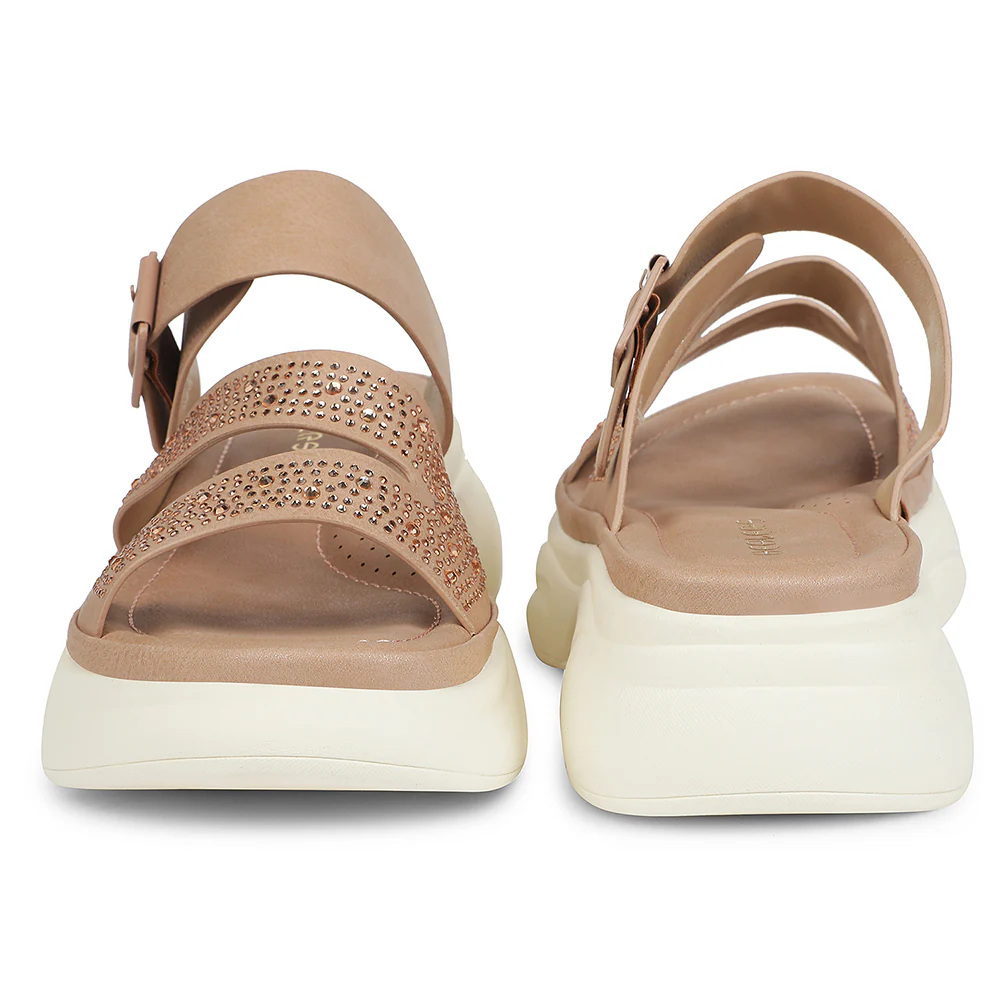 Healers Pink Casual Flat Sandal for Women ZQ-XYSL-09 by Liberty - Image 6
